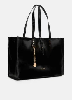 Liu Jo Bolso tote grande brillante-Mujer Tote Bags