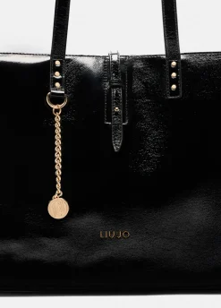 Liu Jo Bolso tote grande brillante-Mujer Tote Bags