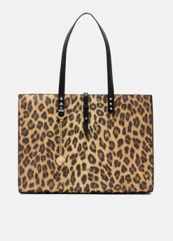 Liu Jo Bolso tote grande con estampado animal-Mujer Tote Bags