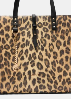Liu Jo Bolso tote grande con estampado animal-Mujer Tote Bags