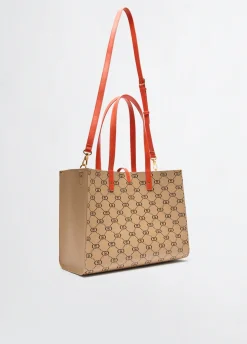 Liu Jo Bolso tote grande con monograma-Mujer Tote Bags