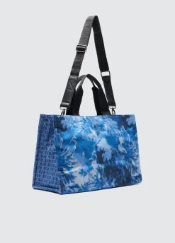 Liu Jo Bolso tote grande de denim estampado-Mujer Tote Bags
