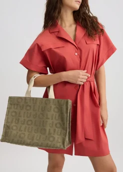 Liu Jo Bolso tote grande de jacquard-Mujer Tote Bags