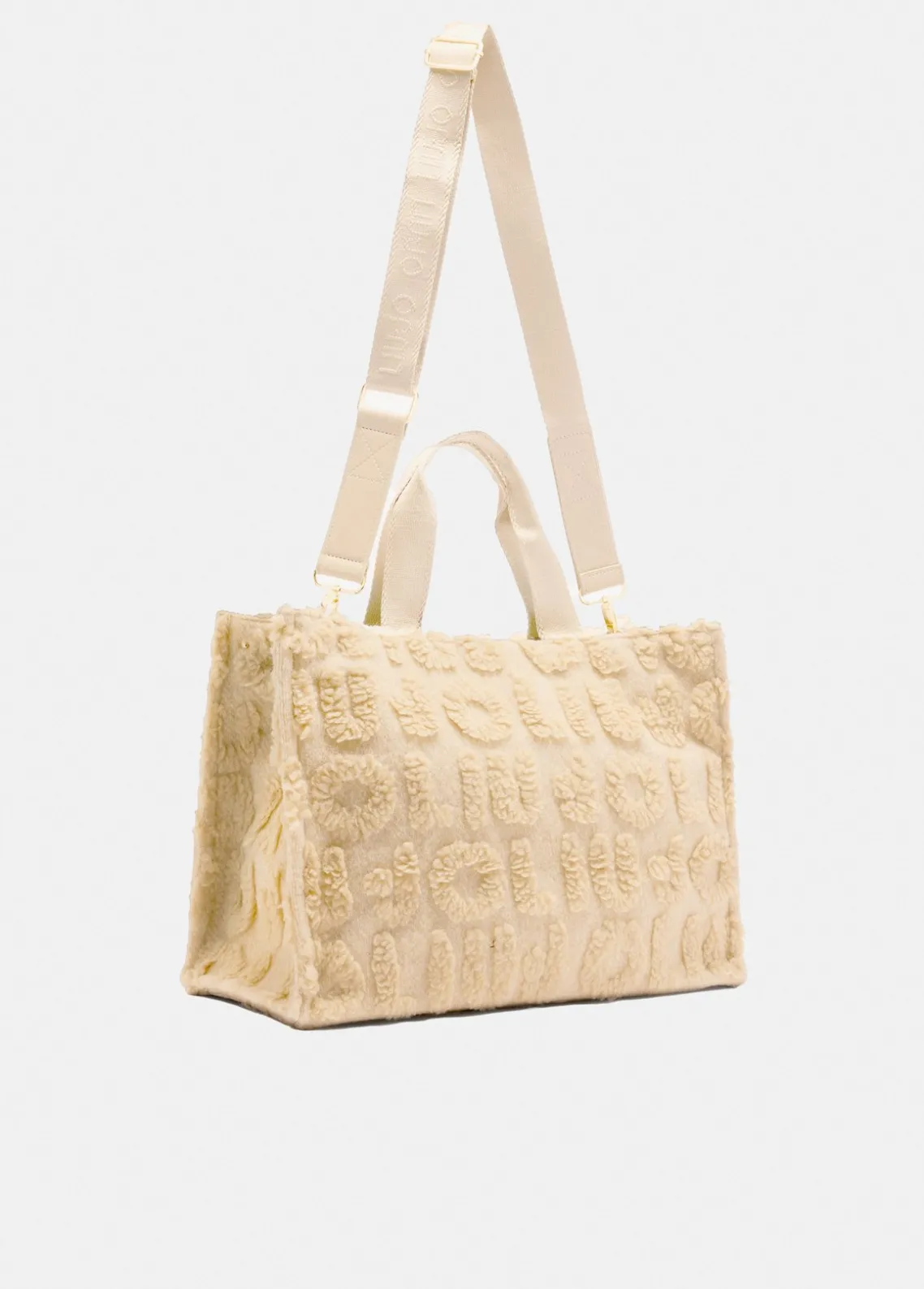 Liu Jo Bolso tote grande de mezcla de lana-Mujer Tote Bags