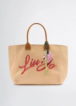 Liu Jo Bolso tote grande de rafia-Mujer Tote Bags|Moda Baño