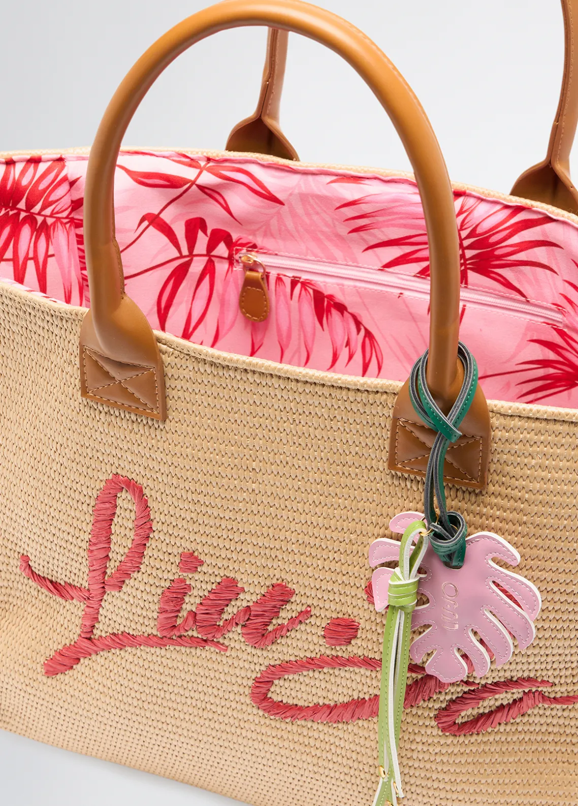 Liu Jo Bolso tote grande de rafia-Mujer Tote Bags|Moda Baño