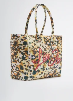 Liu Jo Bolso tote grande de tela estampada-Mujer Tote Bags|Moda Baño
