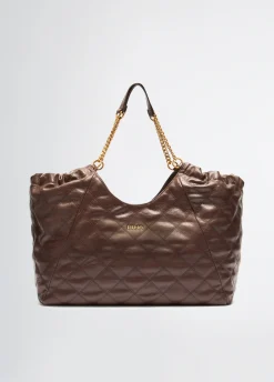 Liu Jo Bolso tote grande guateado-Mujer Tote Bags