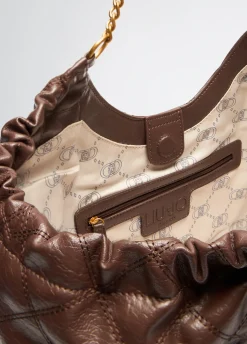 Liu Jo Bolso tote grande guateado-Mujer Tote Bags