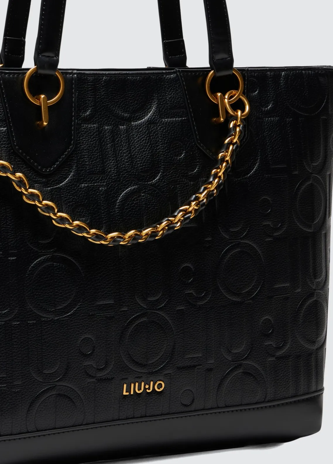Liu Jo Bolso tote mediano con cadena decorativa-Mujer Tote Bags