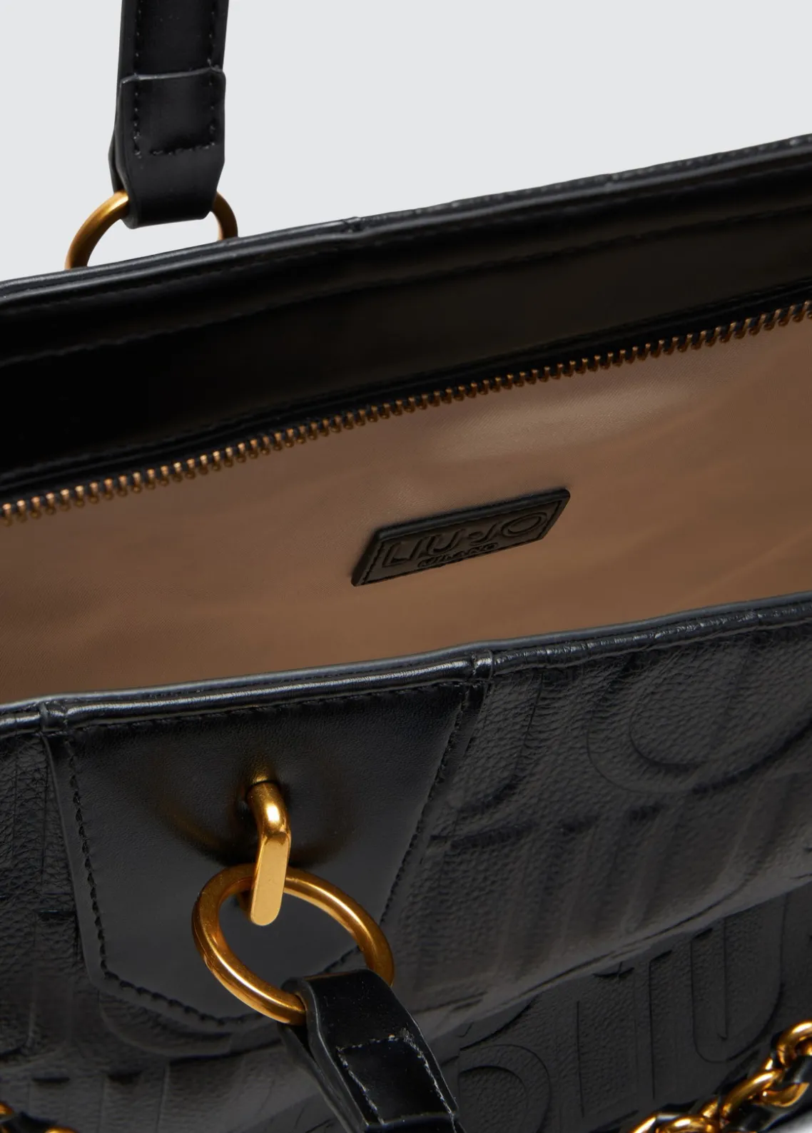 Liu Jo Bolso tote mediano con cadena decorativa-Mujer Tote Bags