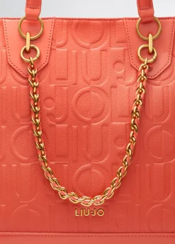 Liu Jo Bolso tote mediano con cadena decorativa-Mujer Tote Bags