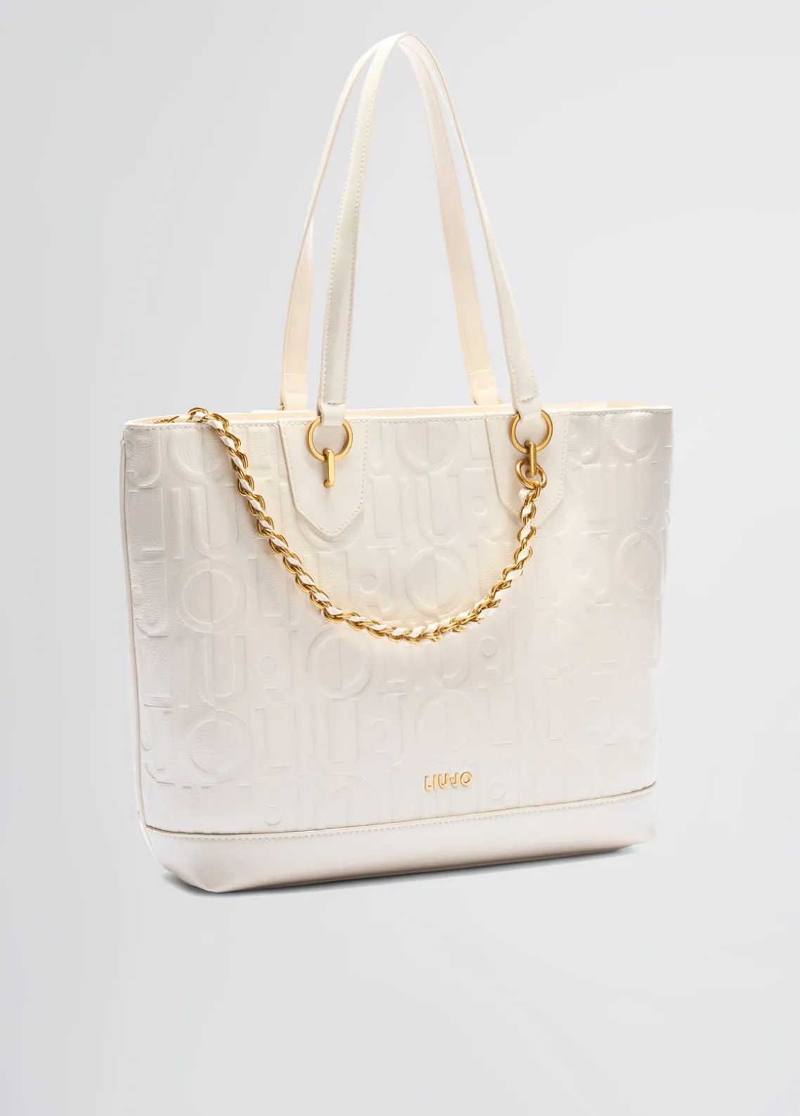 Liu Jo Bolso tote mediano con cadena decorativa-Mujer Tote Bags