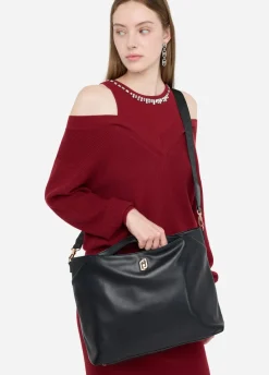 Liu Jo Bolso tote mediano con charm-Mujer Tote Bags