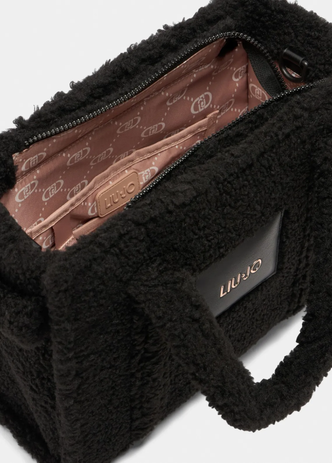 Liu Jo Bolso tote mediano de peluche-Mujer Tote Bags