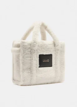 Liu Jo Bolso tote mediano de peluche-Mujer Tote Bags