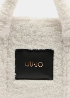 Liu Jo Bolso tote mediano de peluche-Mujer Tote Bags