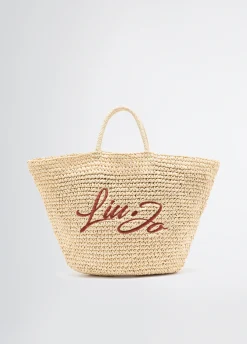 Liu Jo Bolso tote mediano de rafia-Mujer Tote Bags|Moda Baño