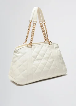 Liu Jo Bolso tote mediano guateado con charm-Mujer Tote Bags