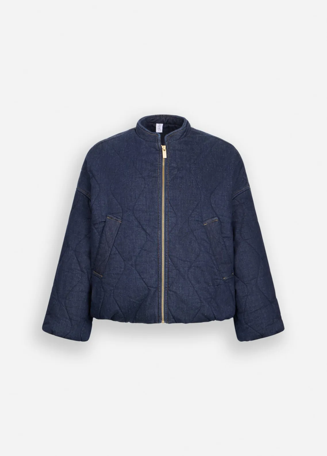 Liu Jo Bomber de denim acolchado-Mujer Abrigos Y Chalecos