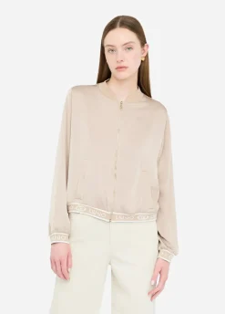 Liu Jo Bomber de raso-Mujer Ropa Deportiva|Chaquetas
