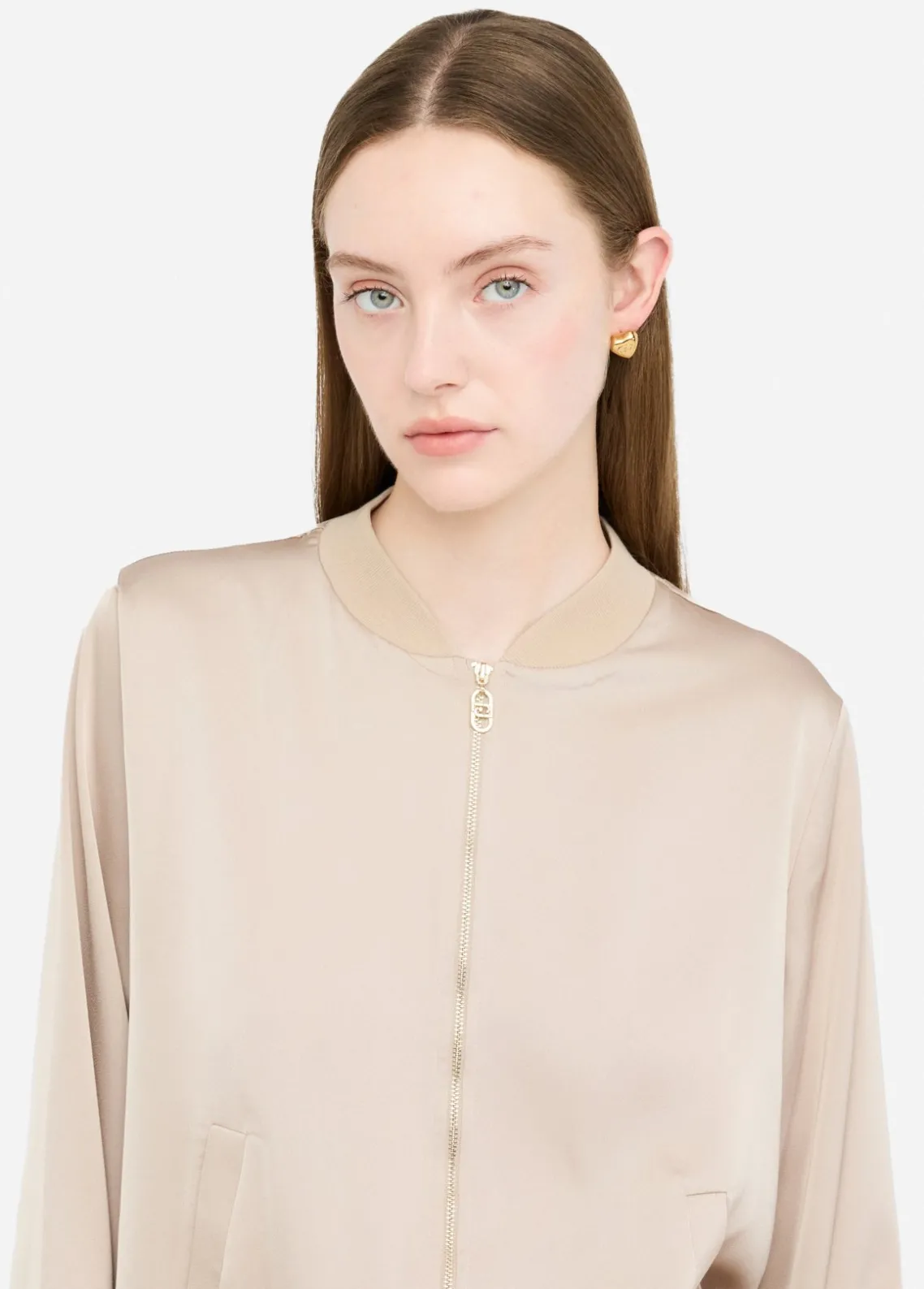 Liu Jo Bomber de raso-Mujer Ropa Deportiva|Chaquetas
