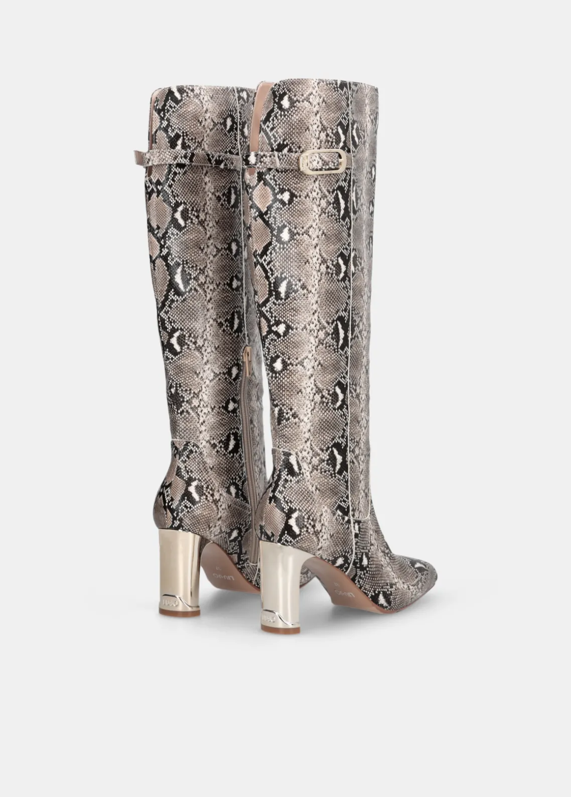 Liu Jo Botas altas con estampado de piel de serpiente-Mujer Botas Y Botines