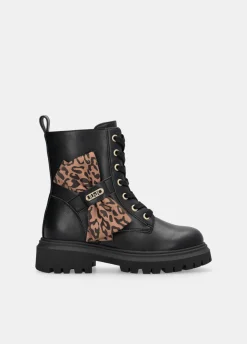 Liu Jo Botas militares con lazo con estampado animal- Zapatos|Zapatos