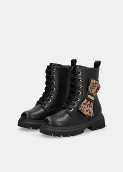 Liu Jo Botas militares con lazo con estampado animal- Zapatos|Zapatos