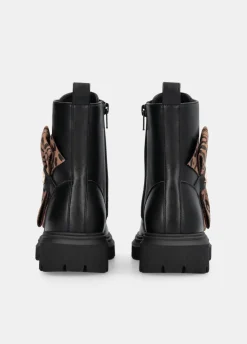Liu Jo Botas militares con lazo con estampado animal- Zapatos|Zapatos