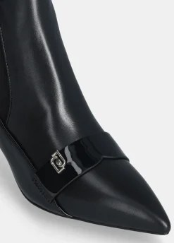 Liu Jo Botines de piel con tacón bajo-Mujer Botas Y Botines