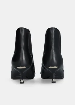 Liu Jo Botines de piel con tacón bajo-Mujer Botas Y Botines