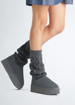 Liu Jo Botines de punto con plataforma-Mujer Botas Y Botines