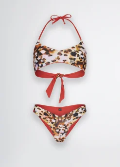 Liu Jo Braga y top de bikini animalier-Mujer Moda Baño