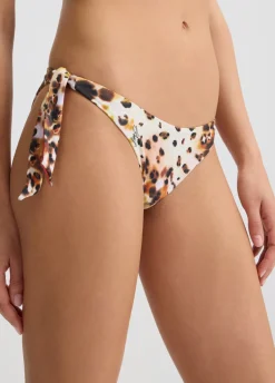 Liu Jo Braguitas de bikini con estampado animal-Mujer Moda Baño
