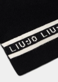 Liu Jo Bufanda con logo y perlas-Mujer Bufandas Y Pañuelos