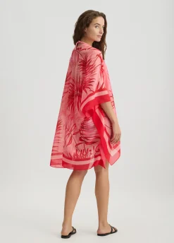 Liu Jo Caftán con estampado de palmeras-Mujer Moda Baño