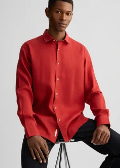 Liu Jo Camisa 100% lino-Hombre Camisas