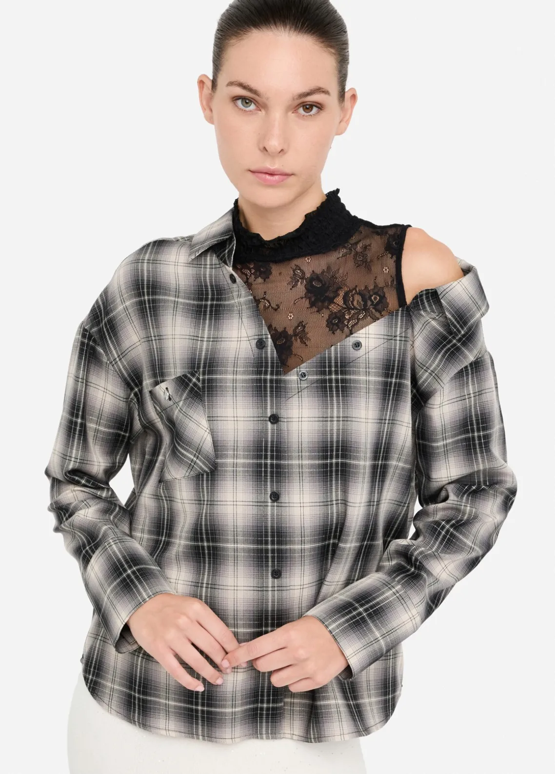 Liu Jo Camisa a con encaje-Mujer Camisas Y Blusas