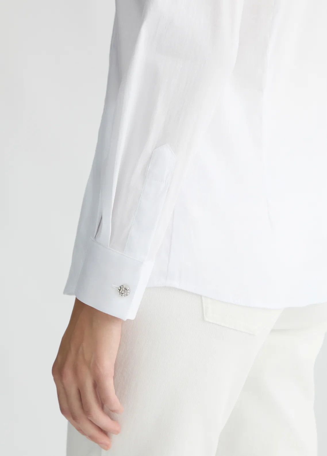 Liu Jo Camisa blanca con botones-Mujer Camisas Y Blusas