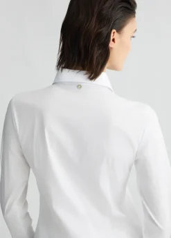 Liu Jo Camisa blanca con botones-Mujer Camisas Y Blusas