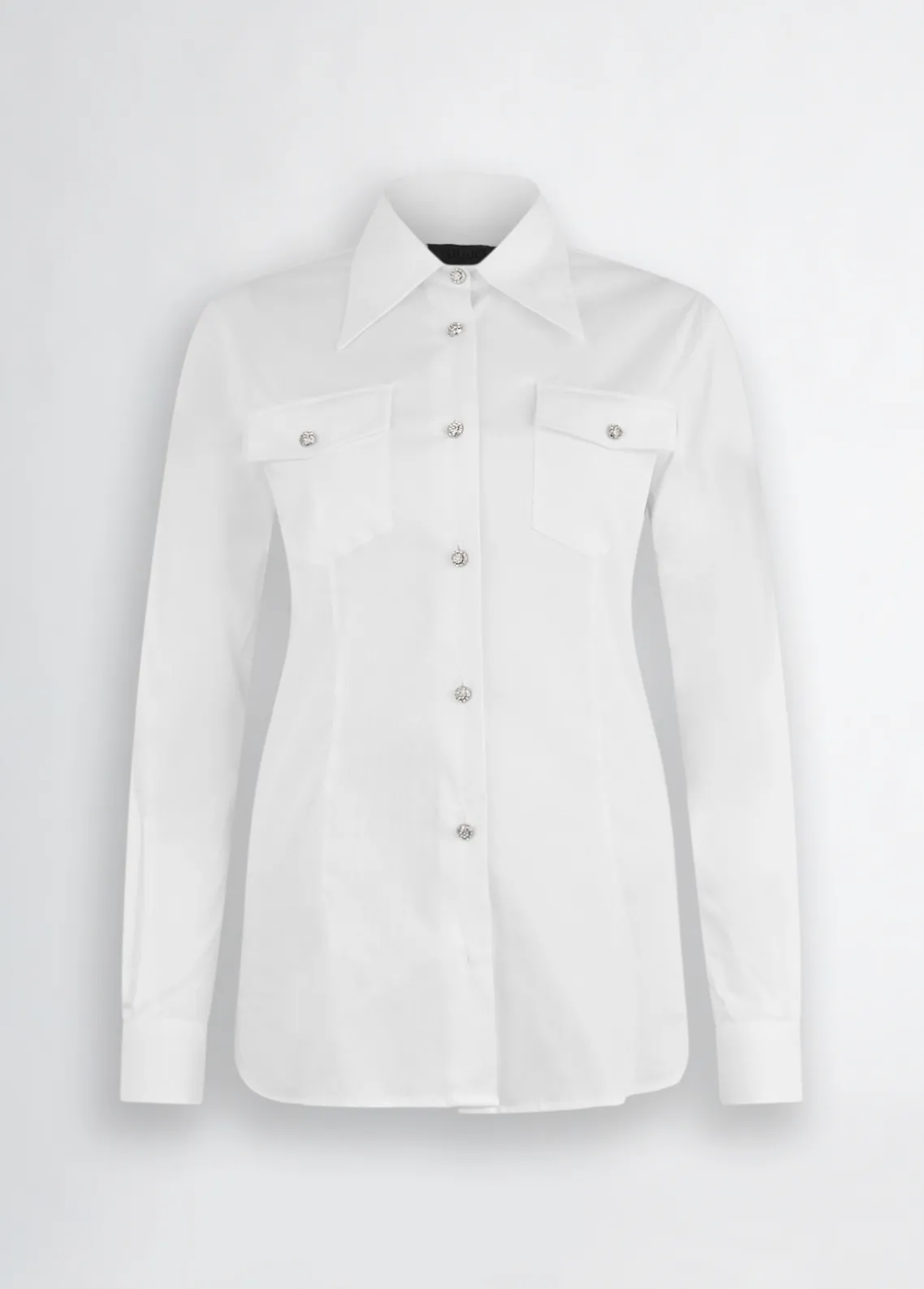 Liu Jo Camisa blanca con botones-Mujer Camisas Y Blusas