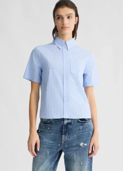 Liu Jo Camisa boxy a rayas-Mujer Camisas Y Blusas