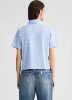 Liu Jo Camisa boxy a rayas-Mujer Camisas Y Blusas