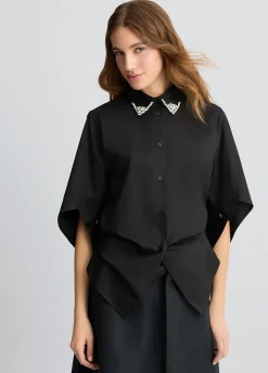 Liu Jo Camisa con bordado de joyas-Mujer Camisas Y Blusas
