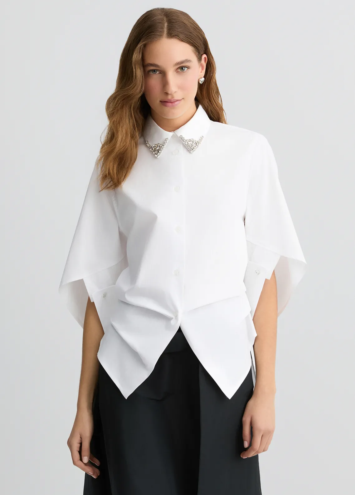 Liu Jo Camisa con bordado de joyas-Mujer Camisas Y Blusas