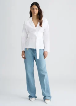 Liu Jo Camisa con pañuelo-Mujer Camisas Y Blusas