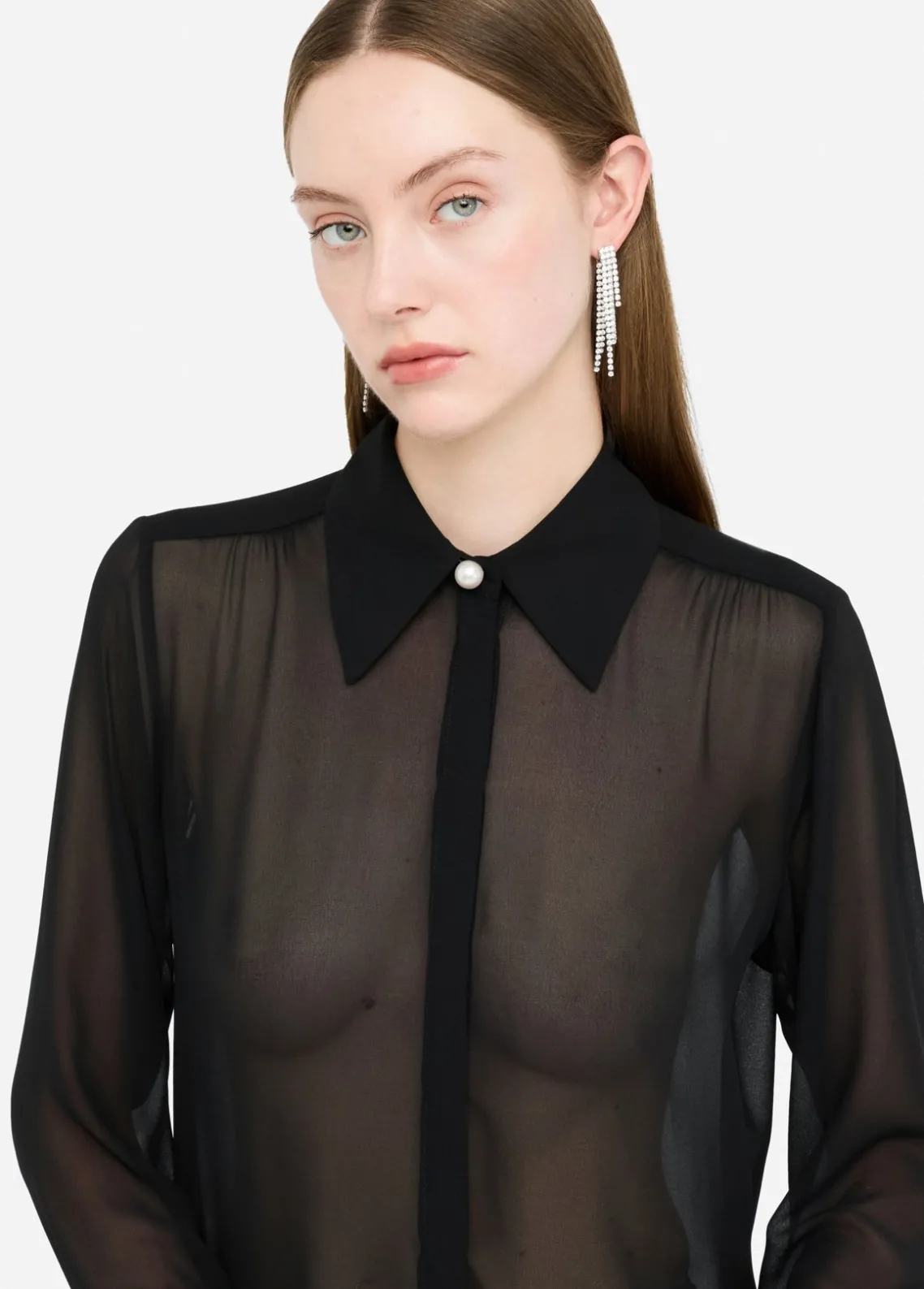 Liu Jo Camisa con perlas-Mujer Camisas Y Blusas