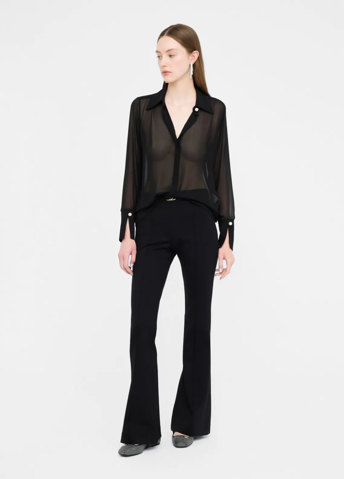Liu Jo Camisa con perlas-Mujer Camisas Y Blusas