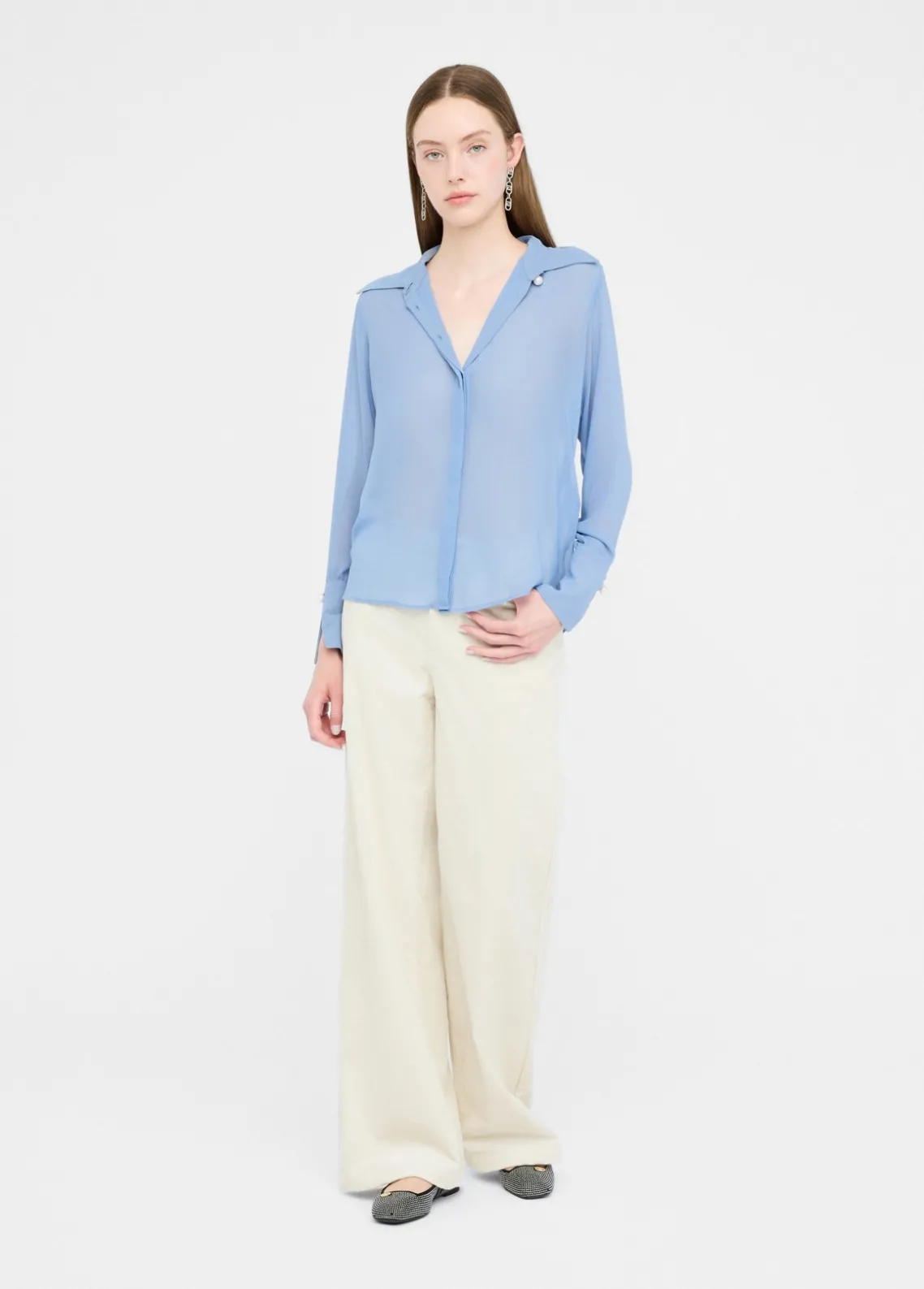 Liu Jo Camisa con perlas-Mujer Camisas Y Blusas